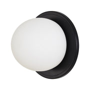 Sybils 6.5" Wall Sconce Matte Black-Wall Sconce-DECOROLALA