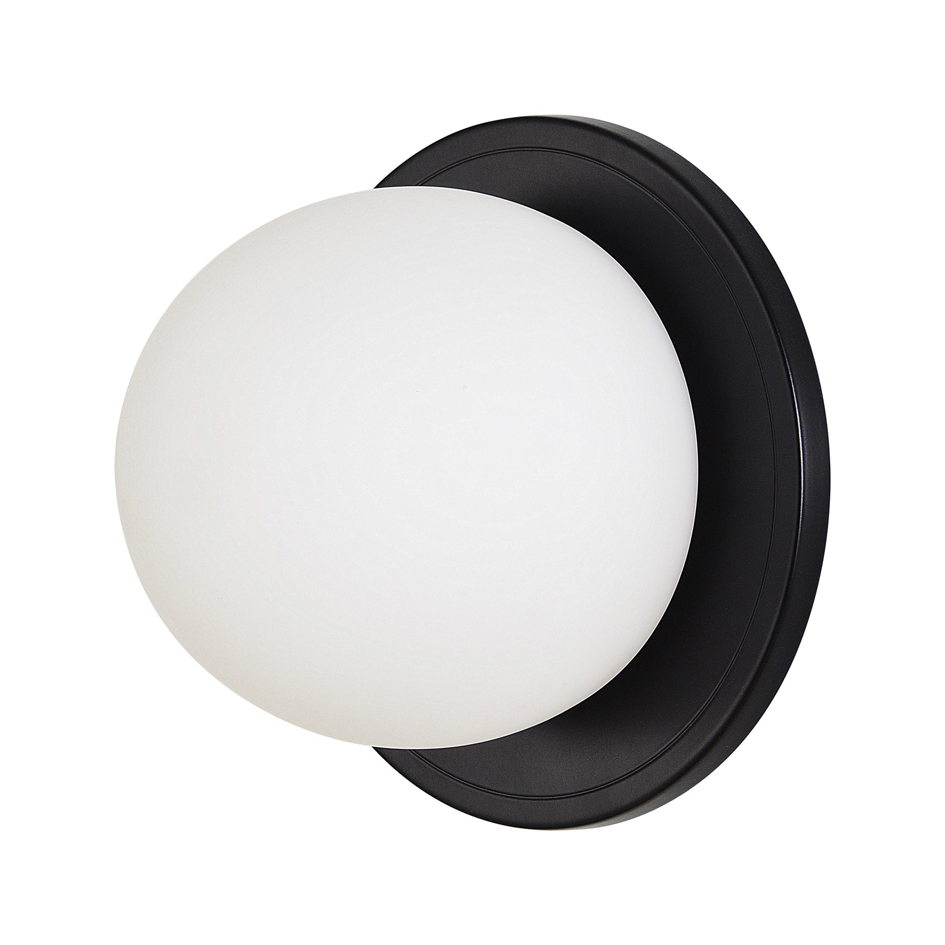 Sybils 6.5" Wall Sconce Matte Black-Wall Sconce-DECOROLALA