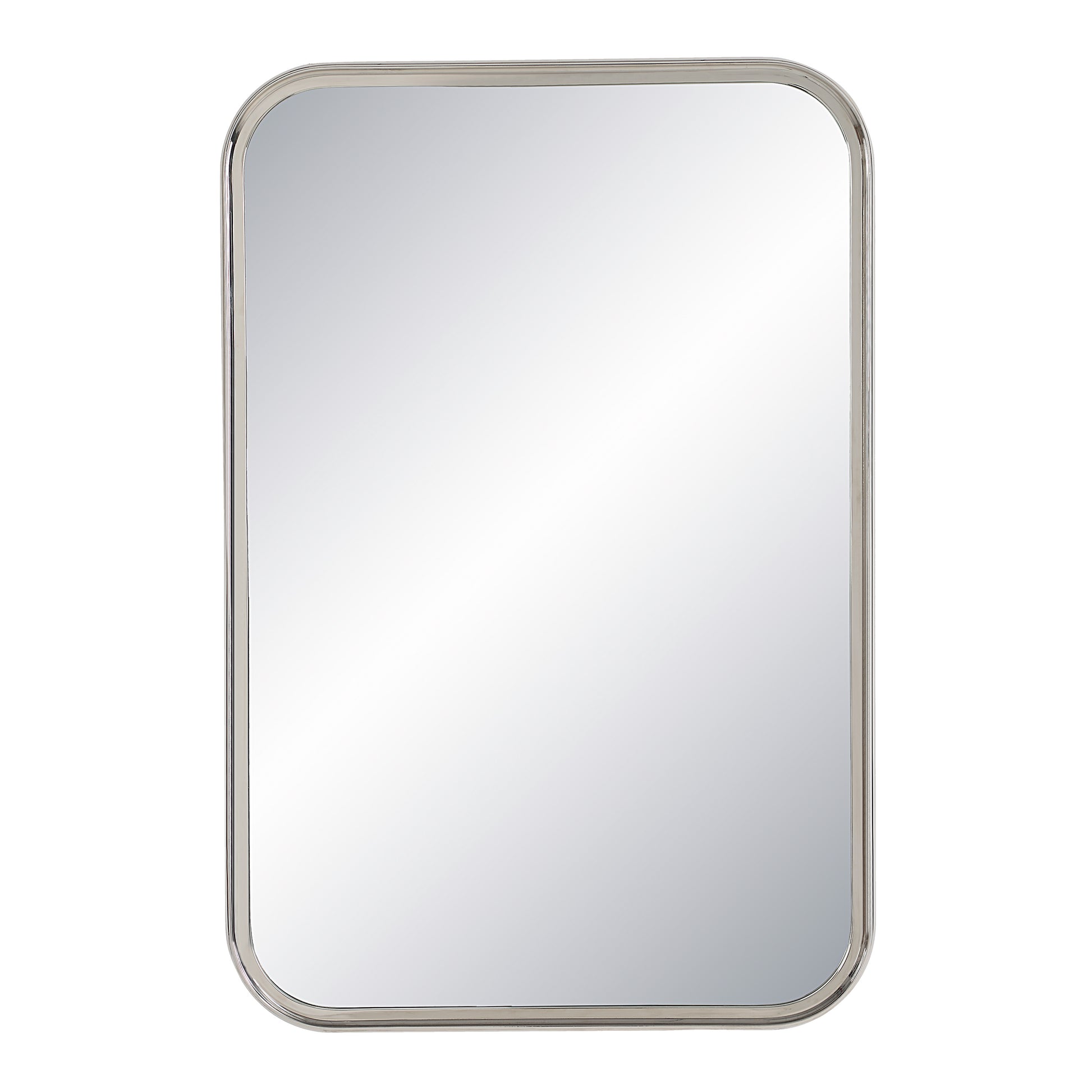 Sylvie 36" Tall Rectangle Wall Mirror, Grey-Mirror-DECOROLALA