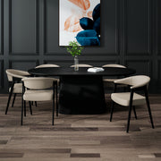 TOVAS OV BLK_BEXLEY MSH-7PC DINING SET-DECOROLALA