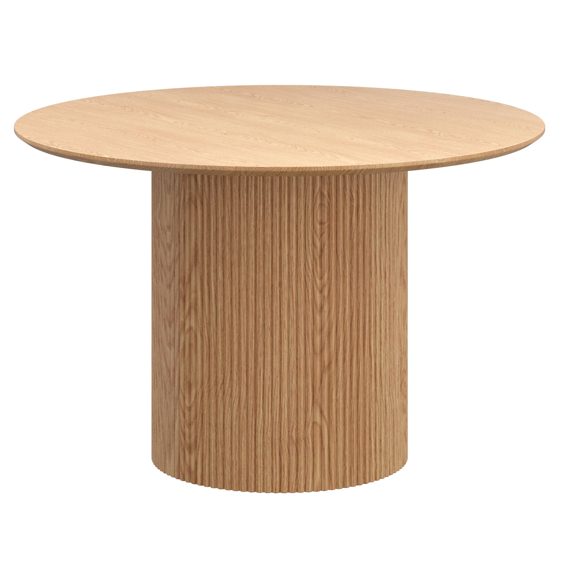 TOVAS RND NAT_ELIAS NAT-5PC DINING SET-Dining Set-DECOROLALA