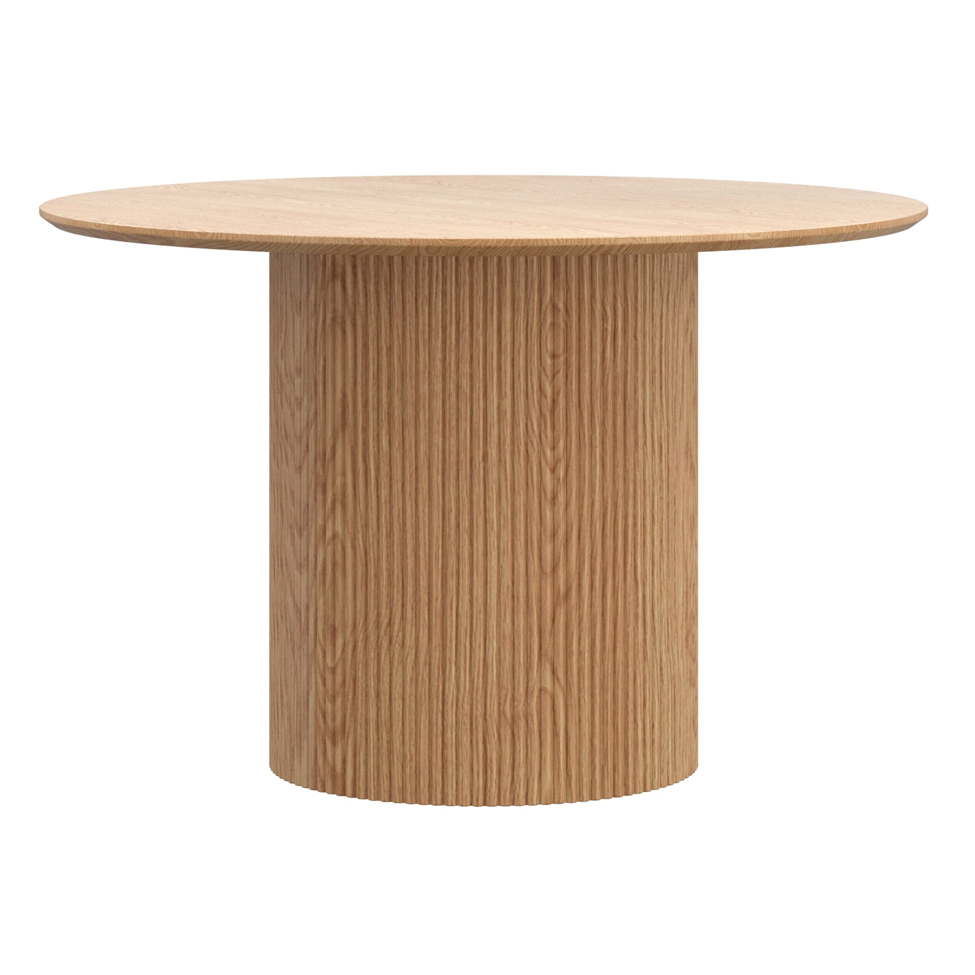TOVAS RND NAT_ELIAS NAT-5PC DINING SET-Dining Set-DECOROLALA