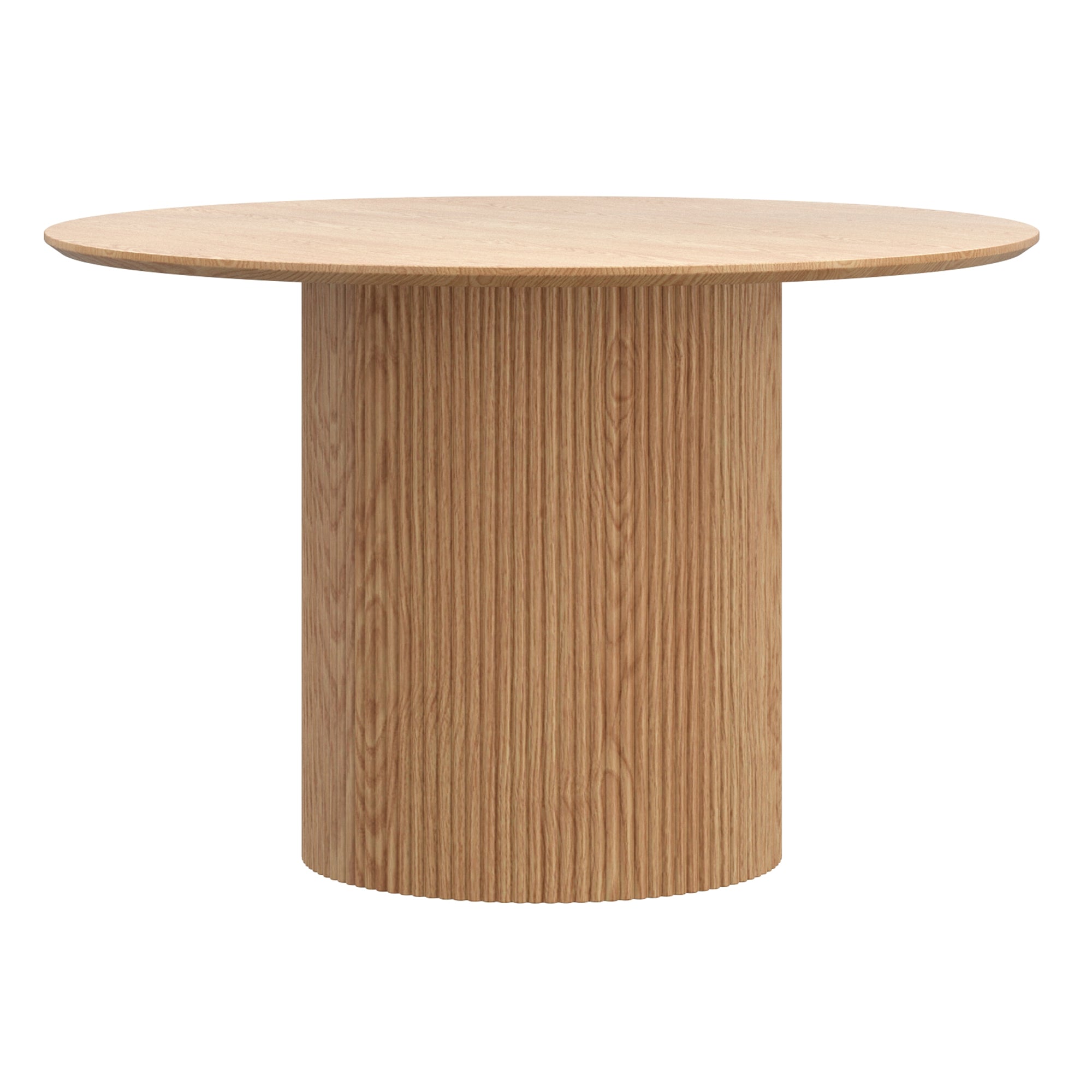 TOVAS RND NAT_ELIAS NAT-5PC DINING SET-Dining Set-DECOROLALA