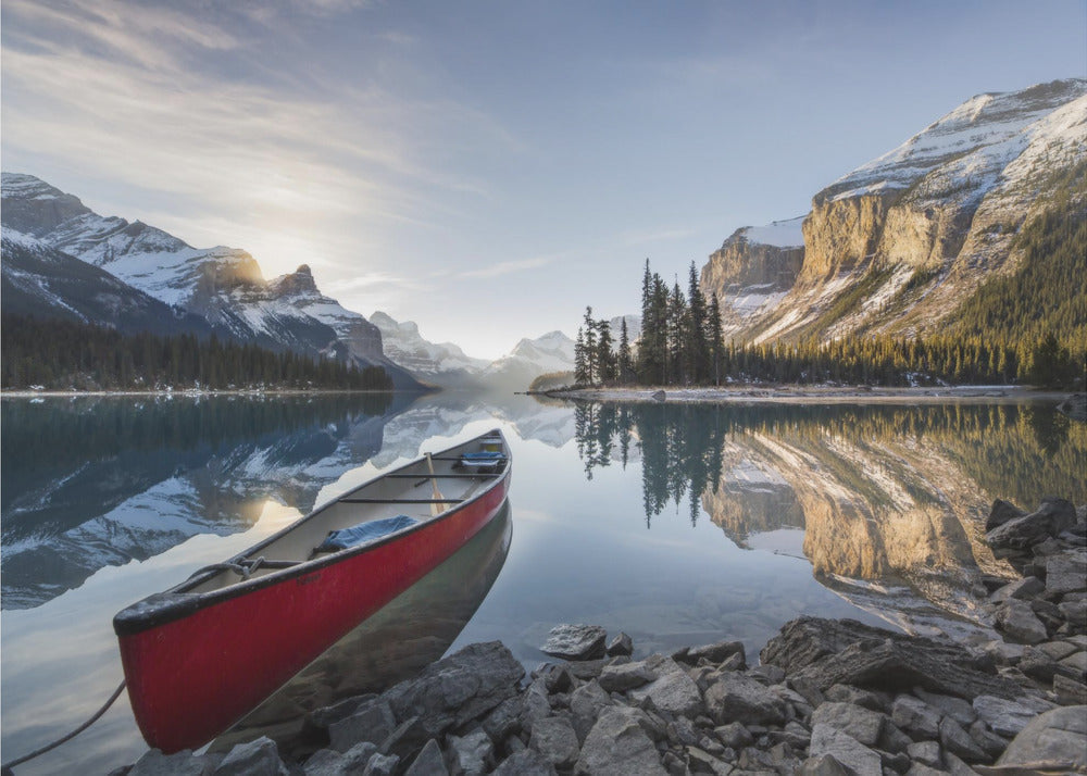 TRUE CANADIAN Alberta Wall Art by Evgeny Chertov-Canvas Print-DECOROLALA