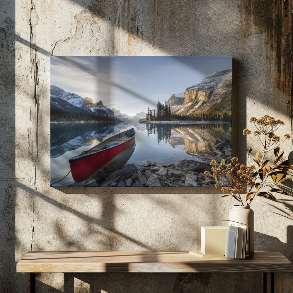 TRUE CANADIAN Alberta Wall Art by Evgeny Chertov-Canvas Print-DECOROLALA