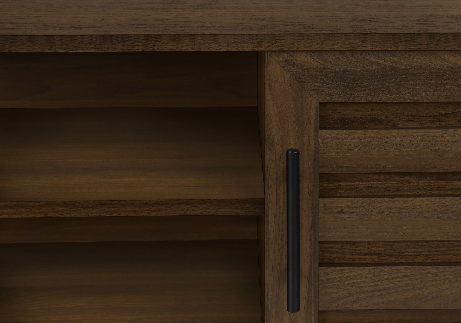 TV STAND - 72"L / BROWN WOOD-LOOK WITH 2 DOORS-Tv Stand-DECOROLALA