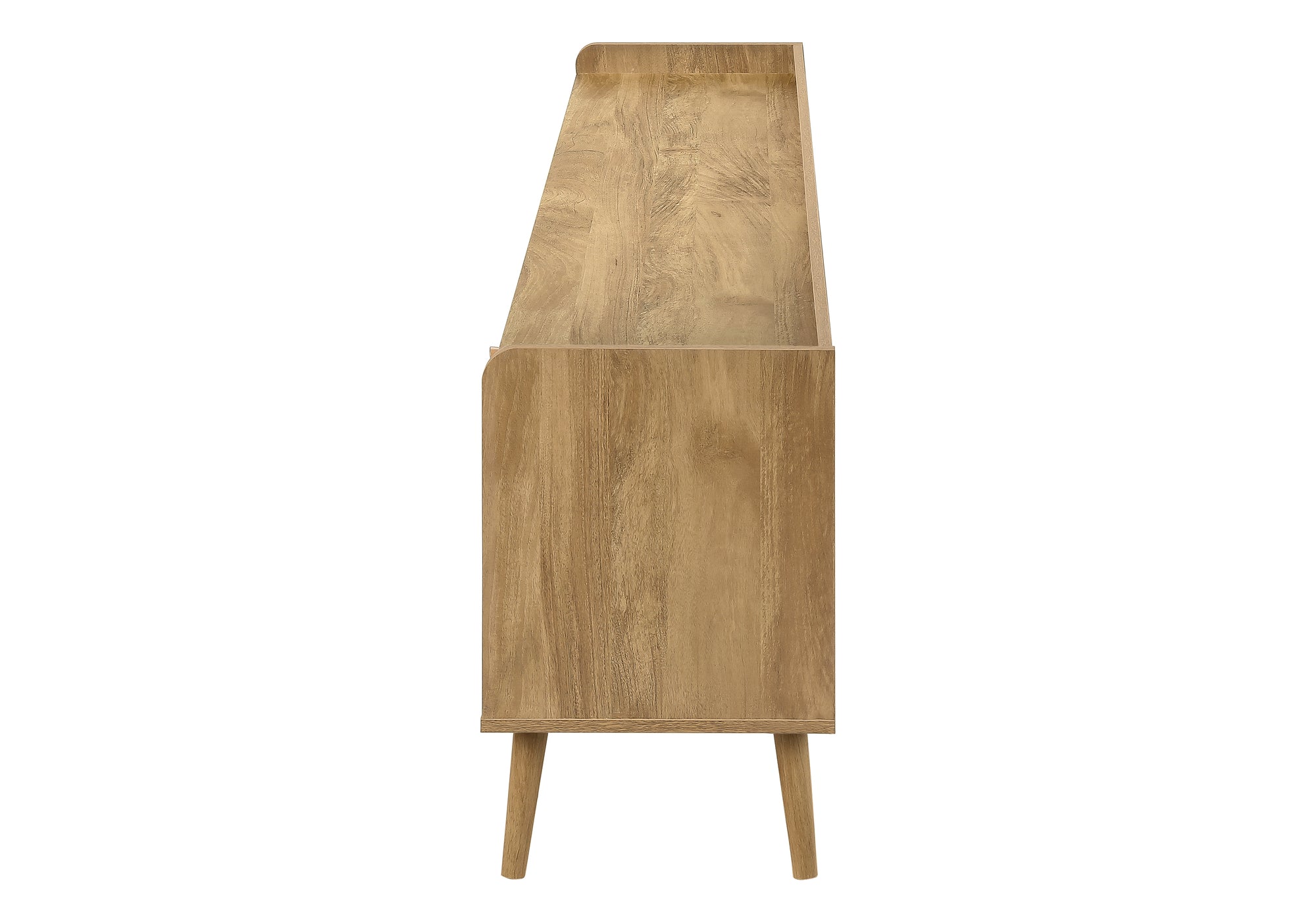 TV STAND - 72"L / WALNUT WITH STORAGE-Tv Stand-DECOROLALA