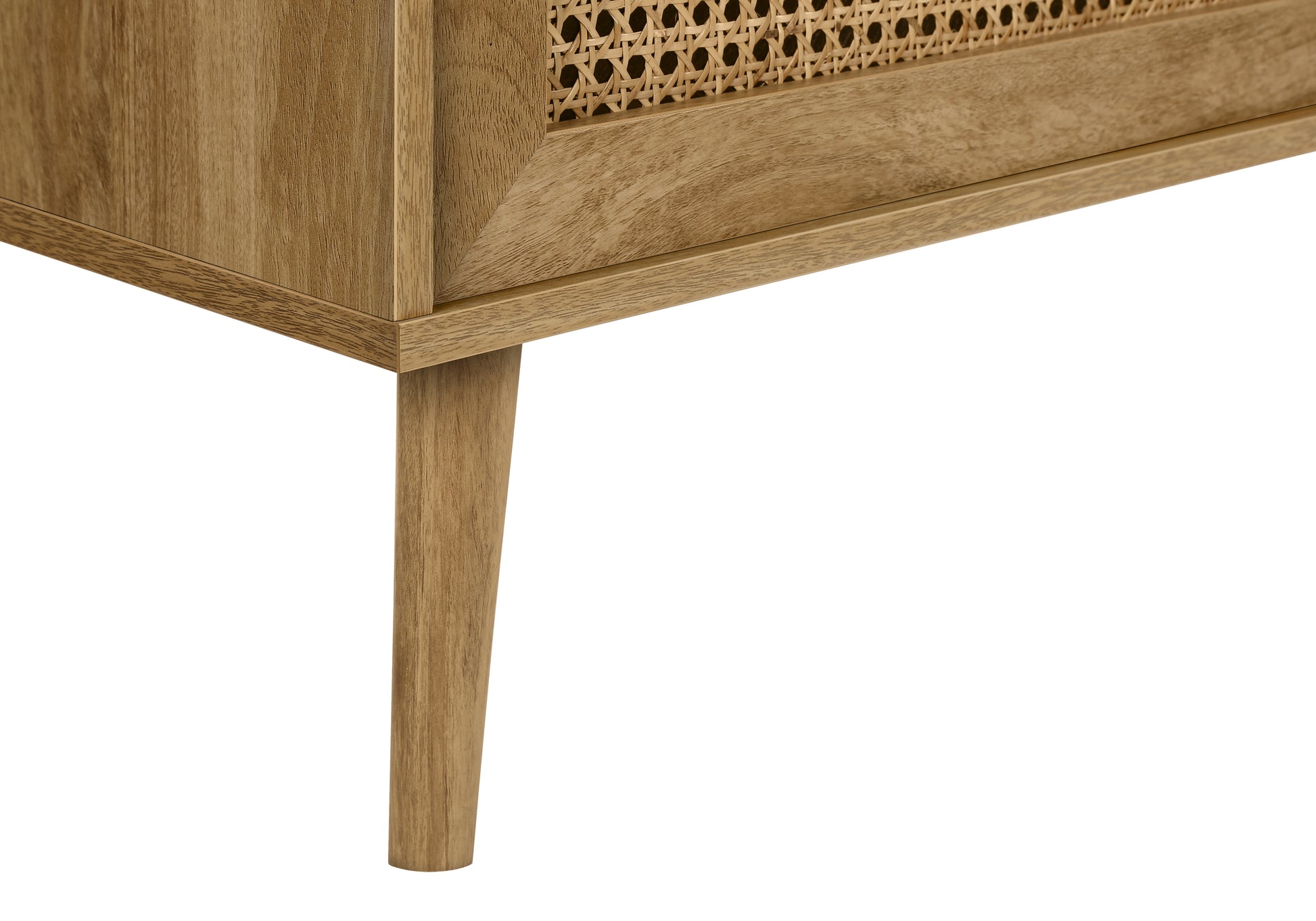 TV STAND - 72"L / WALNUT WITH STORAGE-Tv Stand-DECOROLALA