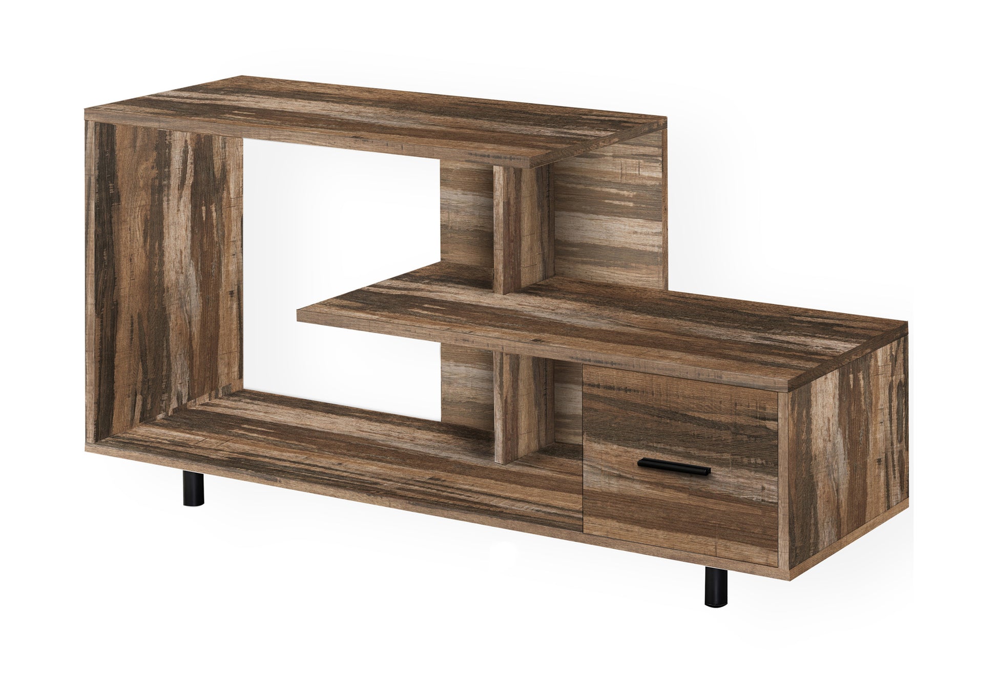 TV Stand 48" White Marble Top 1 Drawer-Tv Stand-DECOROLALA