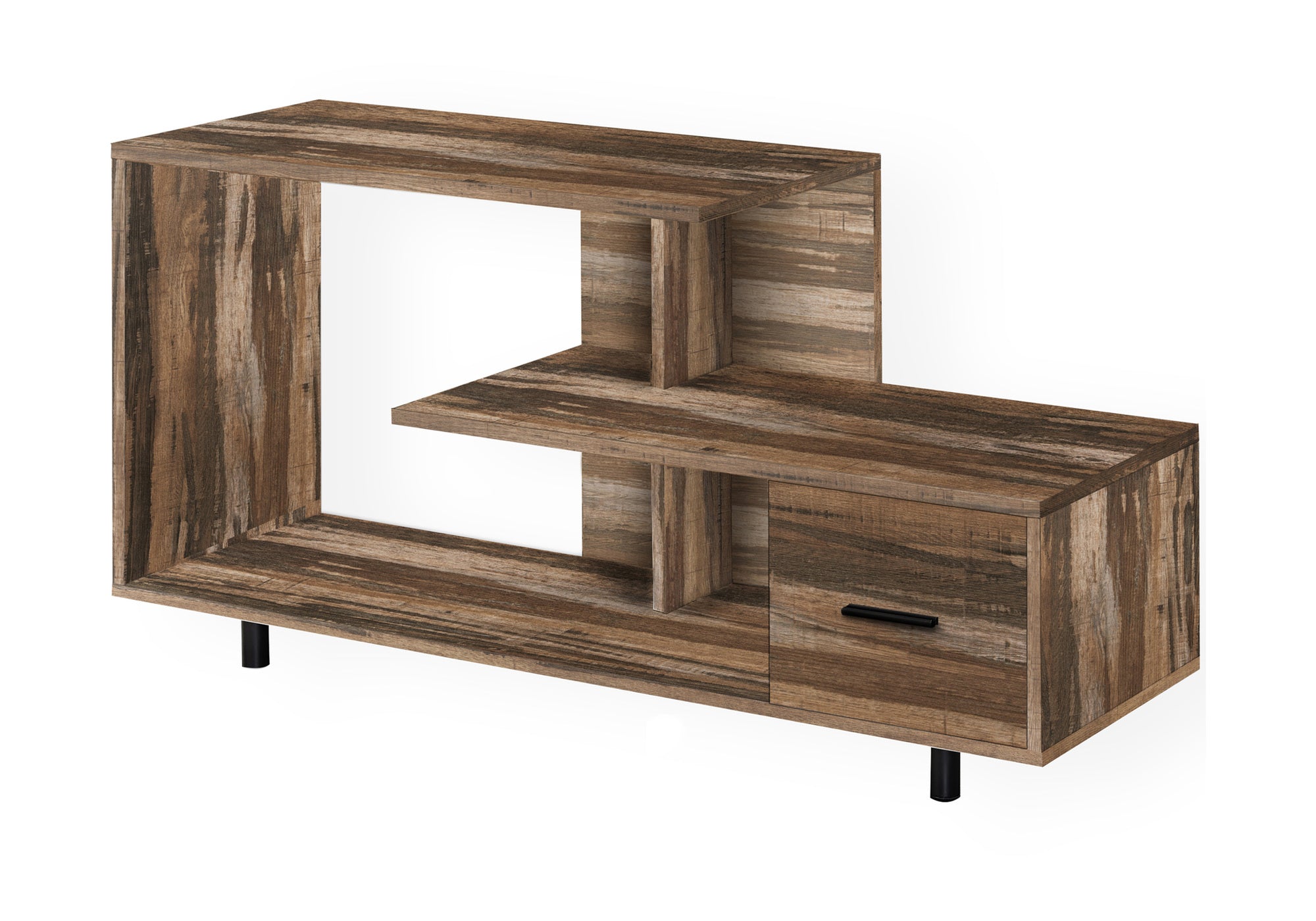 TV Stand 48" White Marble Top 1 Drawer-Tv Stand-DECOROLALA