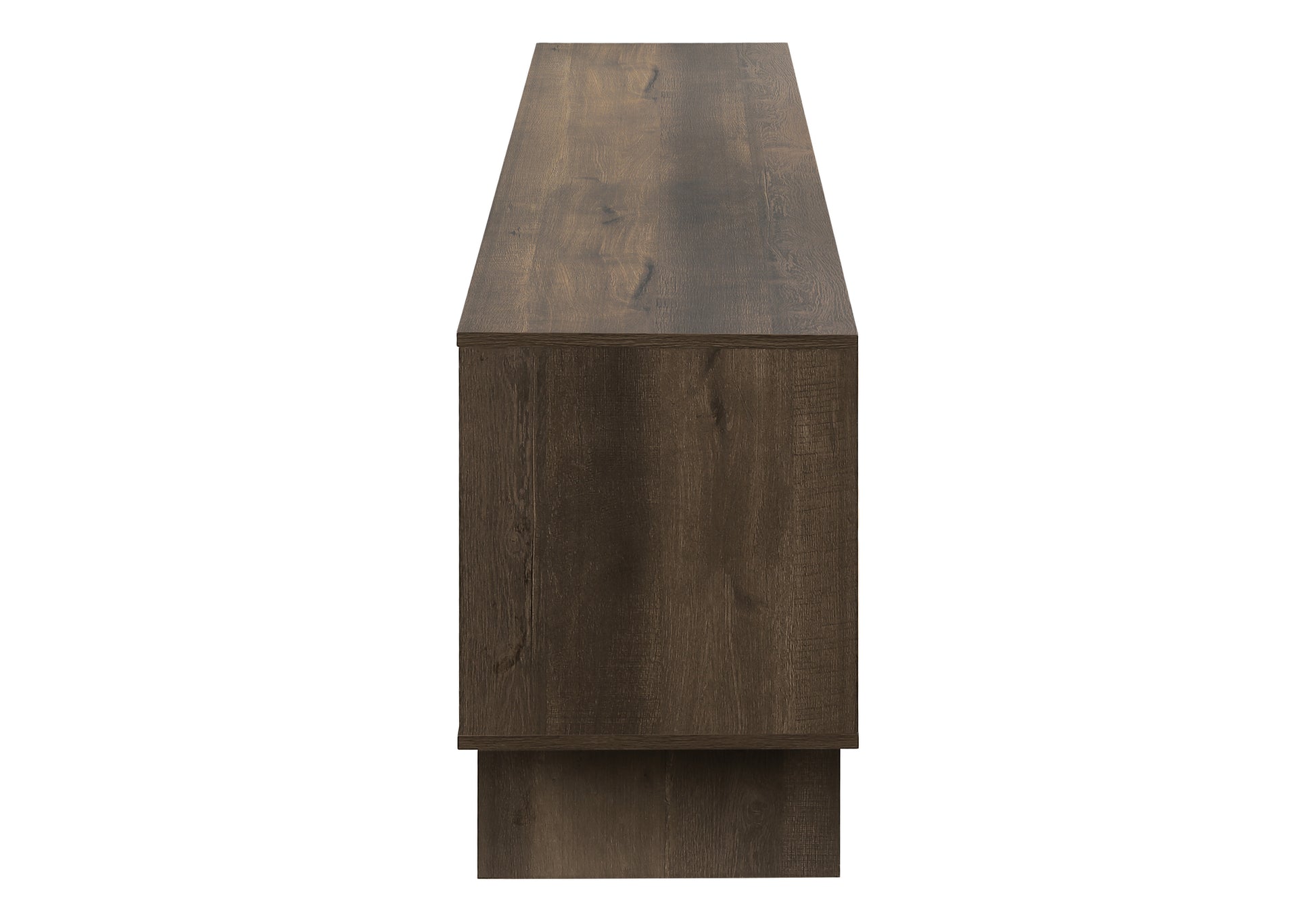 TV Stand 72" Dark Brown Wood-Look w/ Storage Drawers-Tv Stand-DECOROLALA