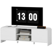 TV Stand for up to 65 Inch TV - Nordic White 55"-Home Furnishings > Living Room Furniture > TV¬†Stands-DECOROLALA