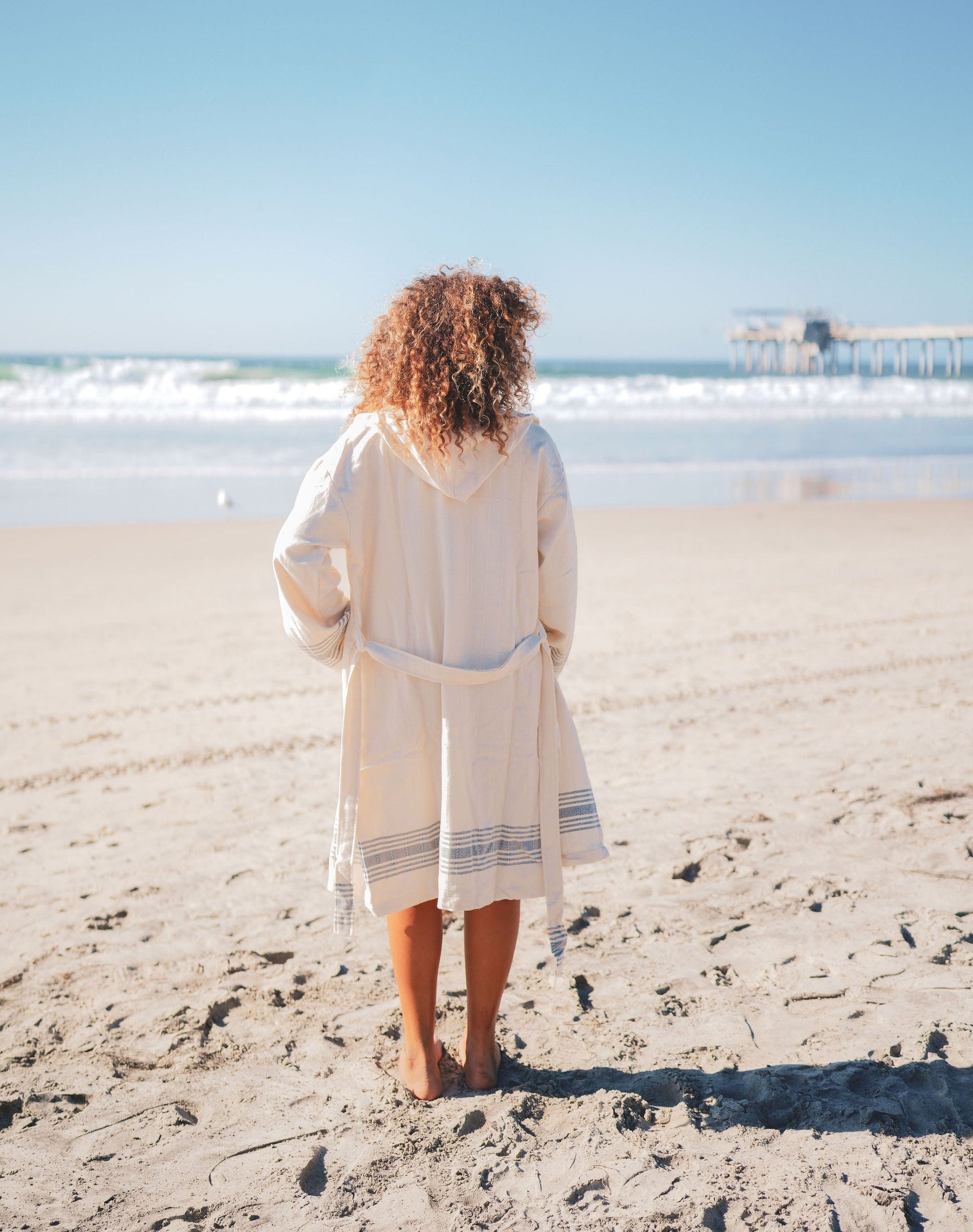 SOFT COTTON TURKISH BATHROBE-Bathrobe-DECOROLALA
