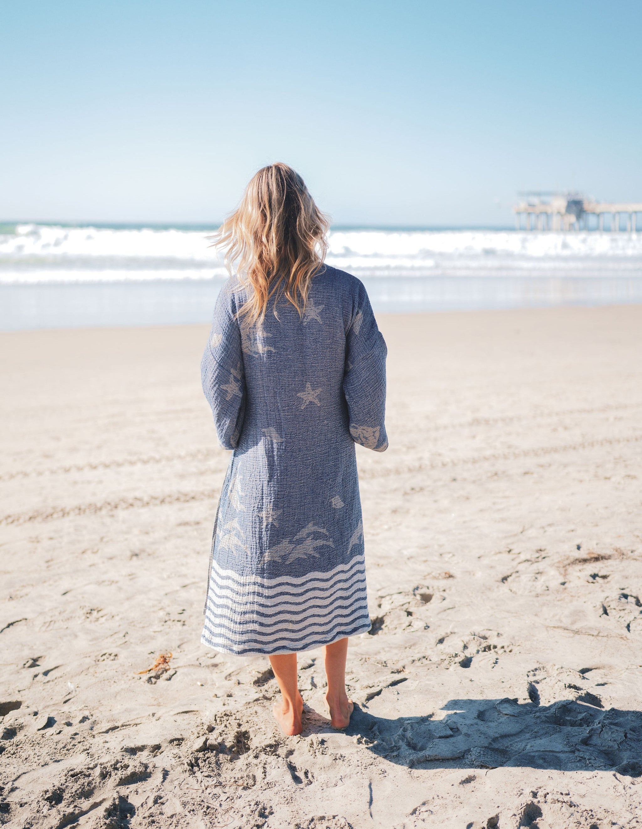TURKISH COTTON MUSLIN KIMONO ROBE-n/a-DECOROLALA