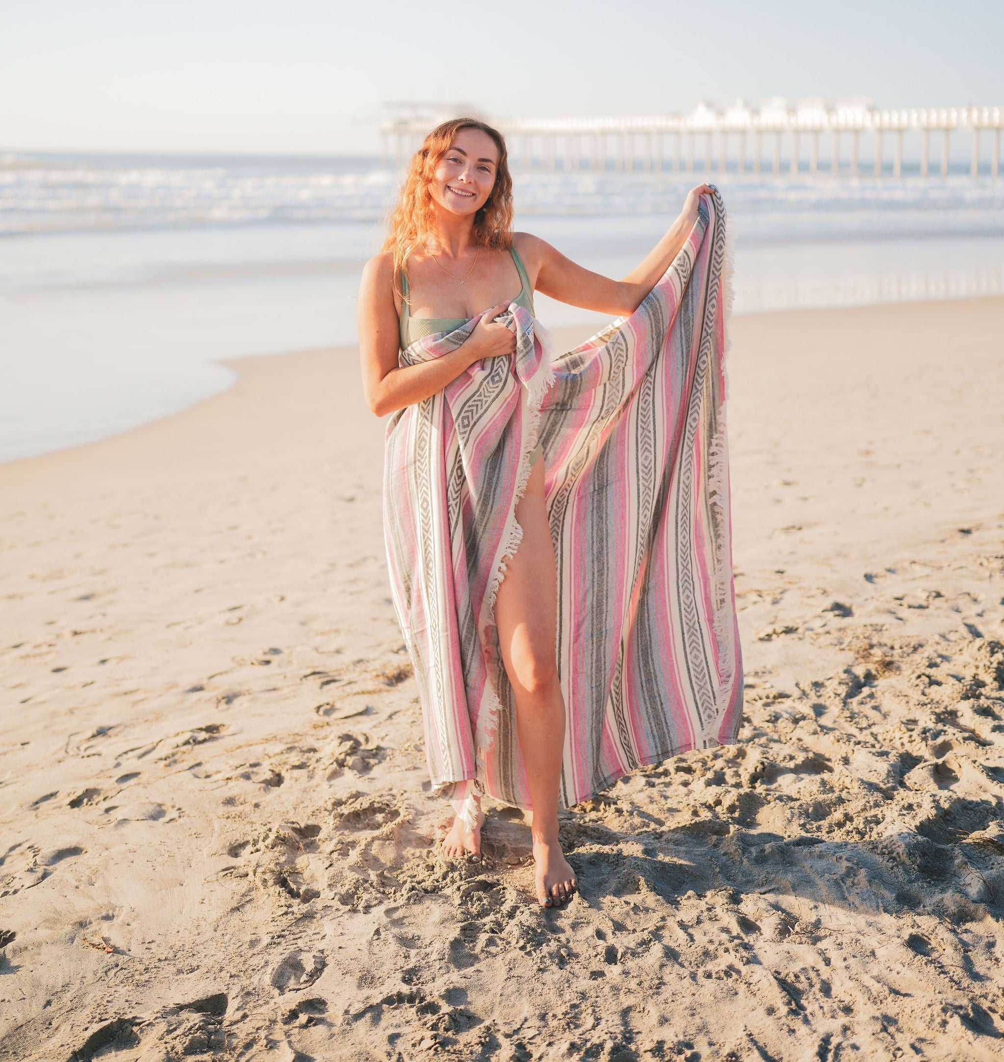 MEXICAN TURKISH COTTON THROW-Turkish Throw-DECOROLALA