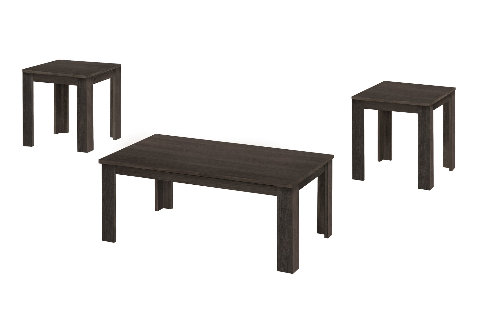 Table Set - 3pc Industrial Grey-Table Set-DECOROLALA