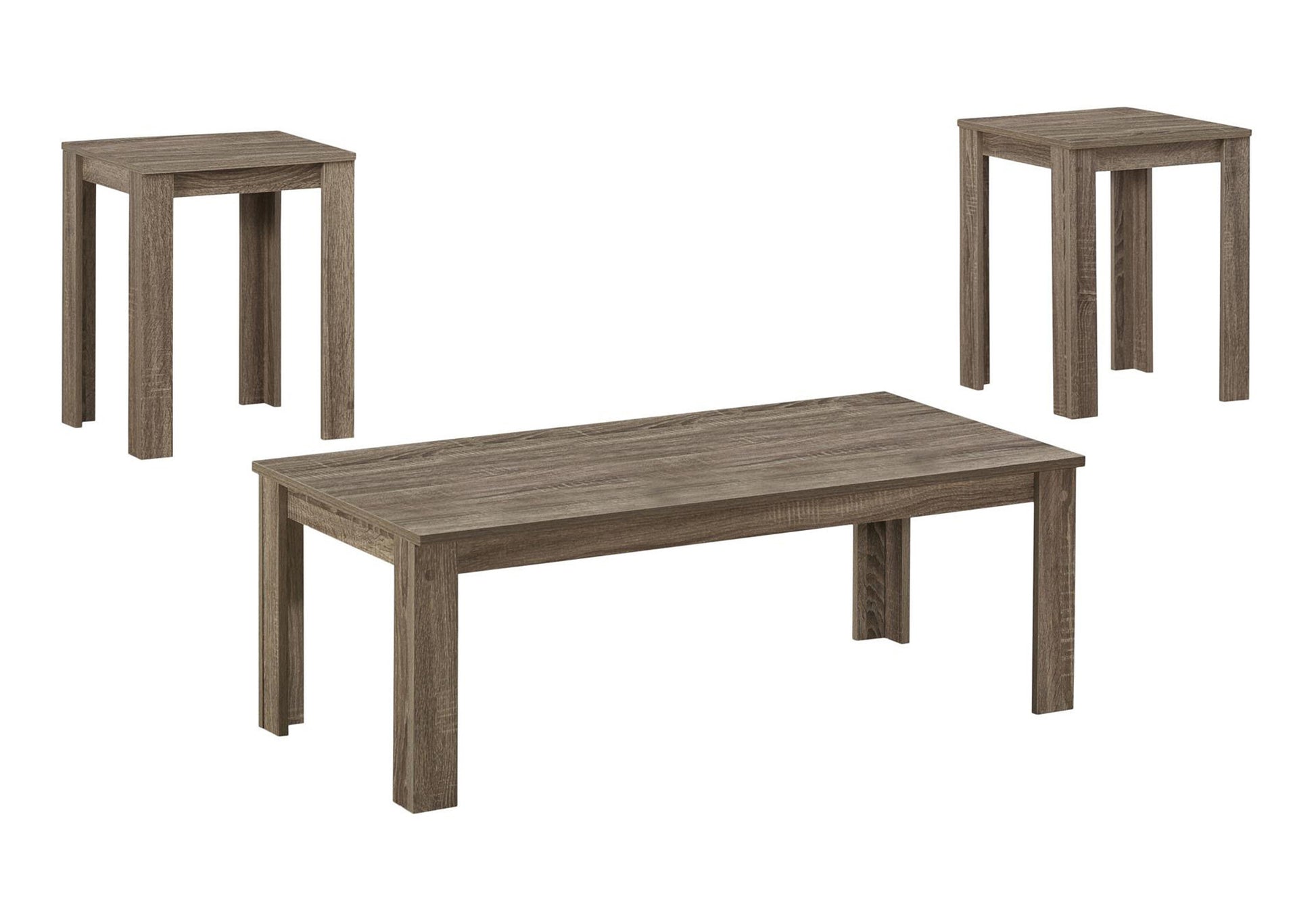 Table Set - 3pc Industrial Grey-Table Set-DECOROLALA