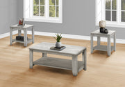 Table Set - 3pcs Set / Industrial Grey-Table Set-DECOROLALA