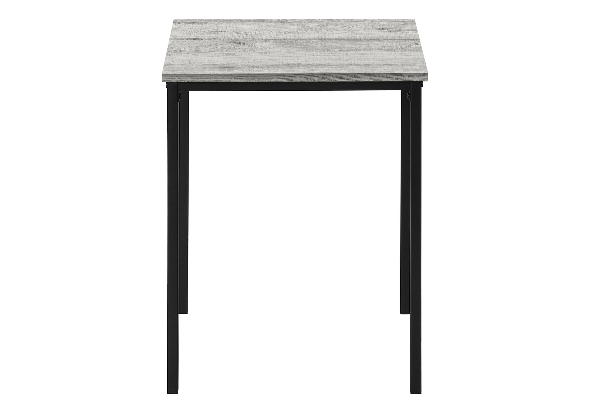 Table Set - 3pcs Set / White Marble / Black Metal-Table Set-DECOROLALA