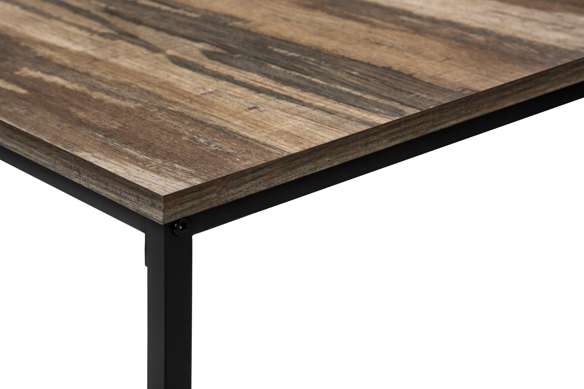 Table Set - 3pcs Set / White Marble / Black Metal-Table Set-DECOROLALA