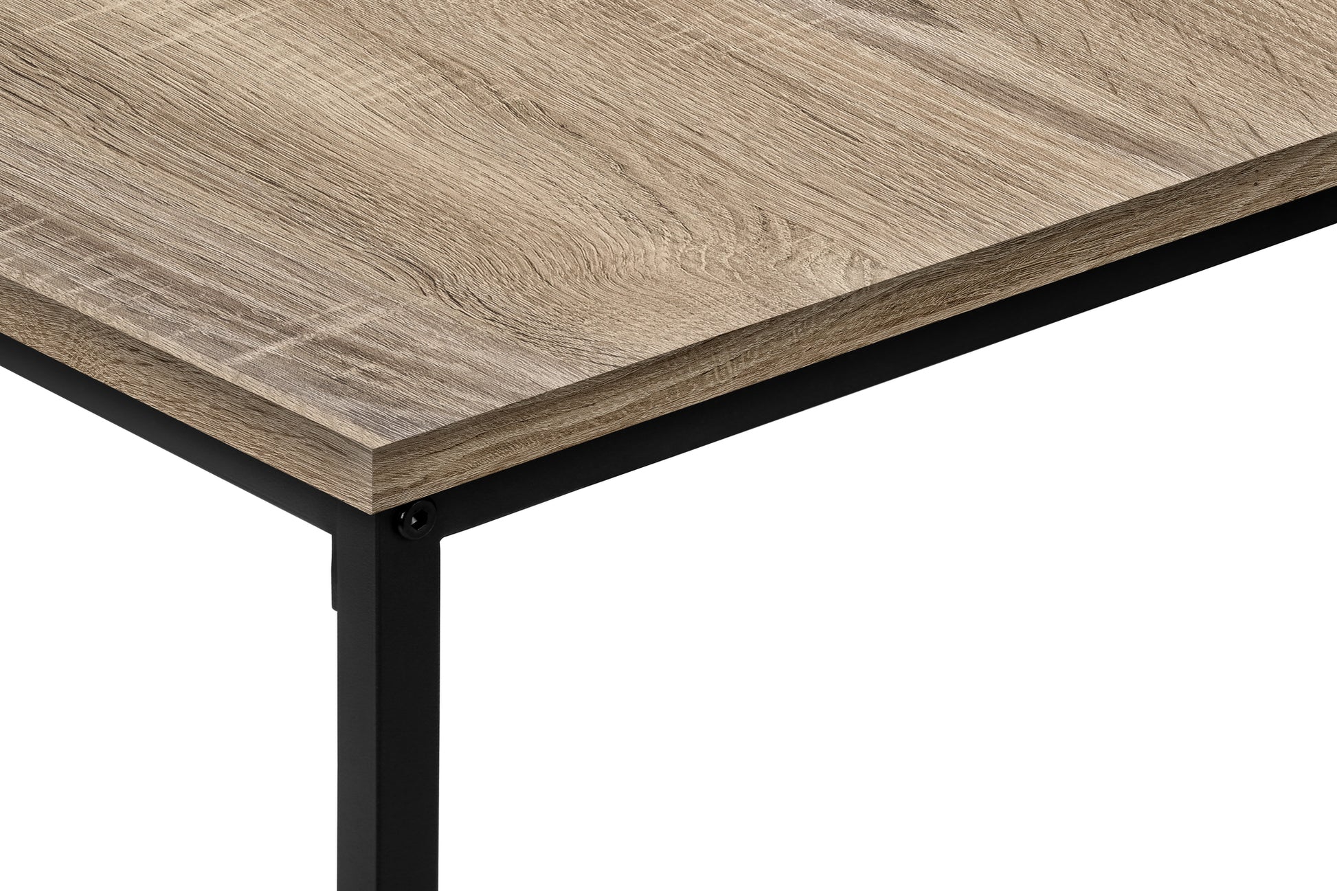 Table Set - 3pcs Set / White Marble / Black Metal-Table Set-DECOROLALA