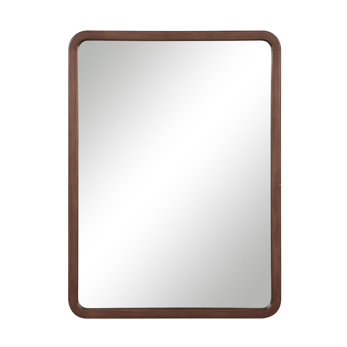 Tacna 30" H x 22" W Wall Mirror, Brown-Mirrors-DECOROLALA