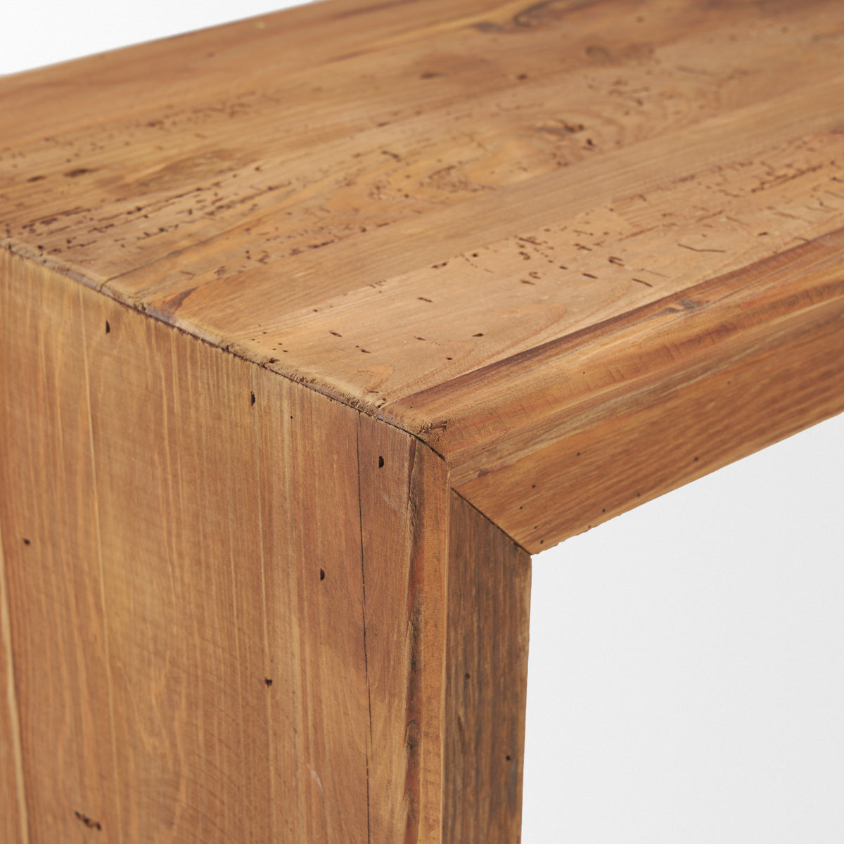 Tahira Rectangular Recycled Wooden Bench-Benches-DECOROLALA