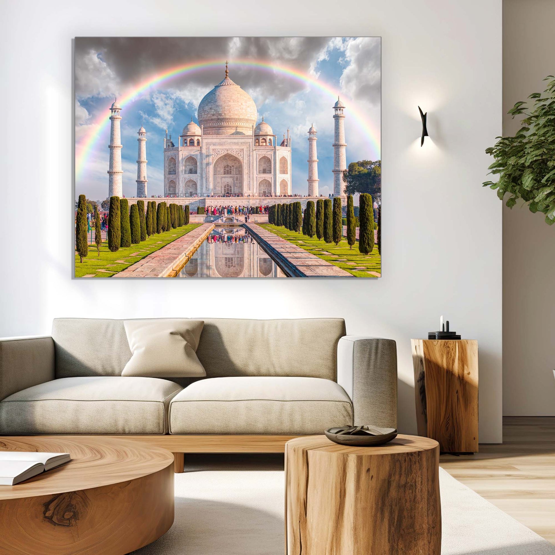 Taj Mahal Wall Art 48x36 RGB-Print-DECOROLALA