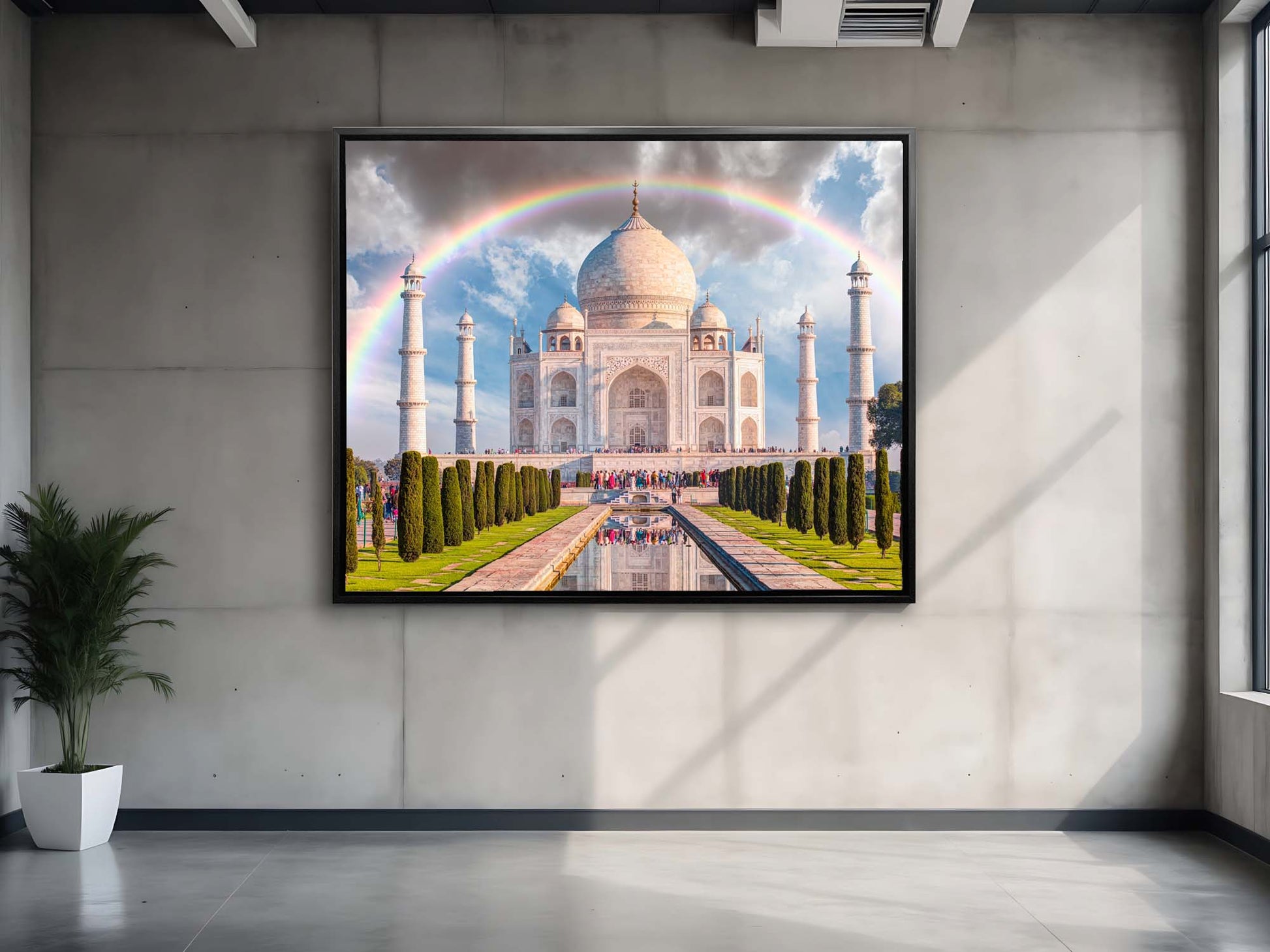 Taj Mahal Wall Art 48x36 RGB-Print-DECOROLALA