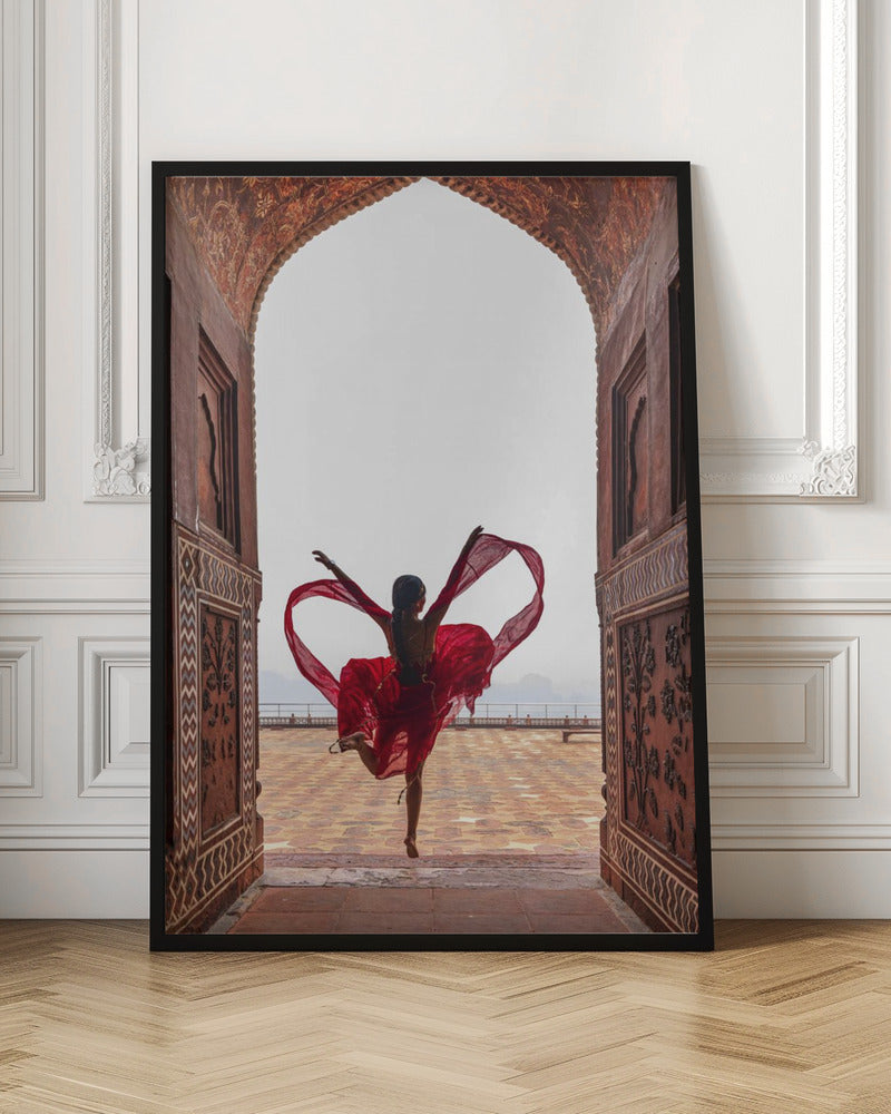 Taj Mahal's Heart-Canvas Print-DECOROLALA