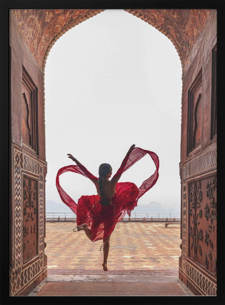 Taj Mahal's Heart Canvas Print-Canvas Print-DECOROLALA