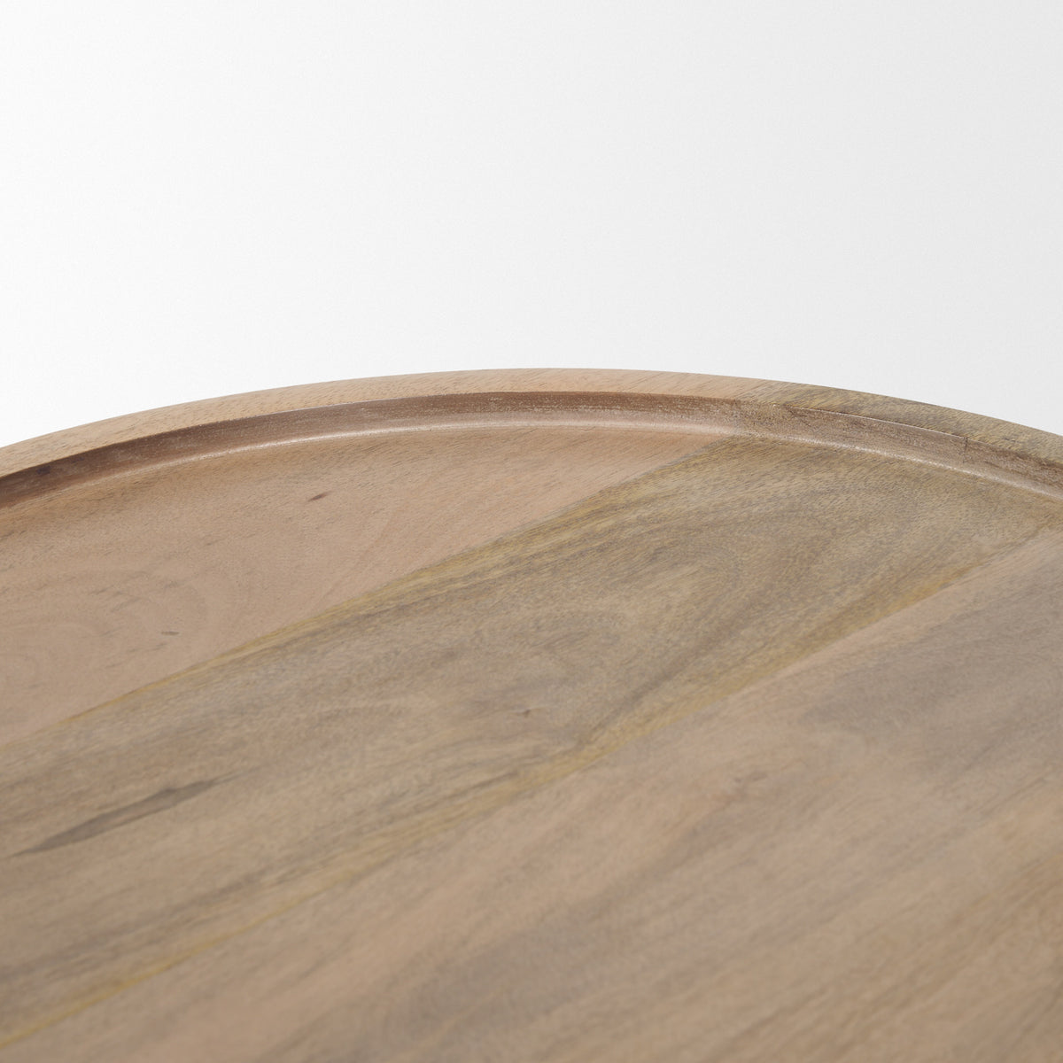 Takoda Light Brown Wood Tapered Drum Accent Table-Accent Tables-DECOROLALA
