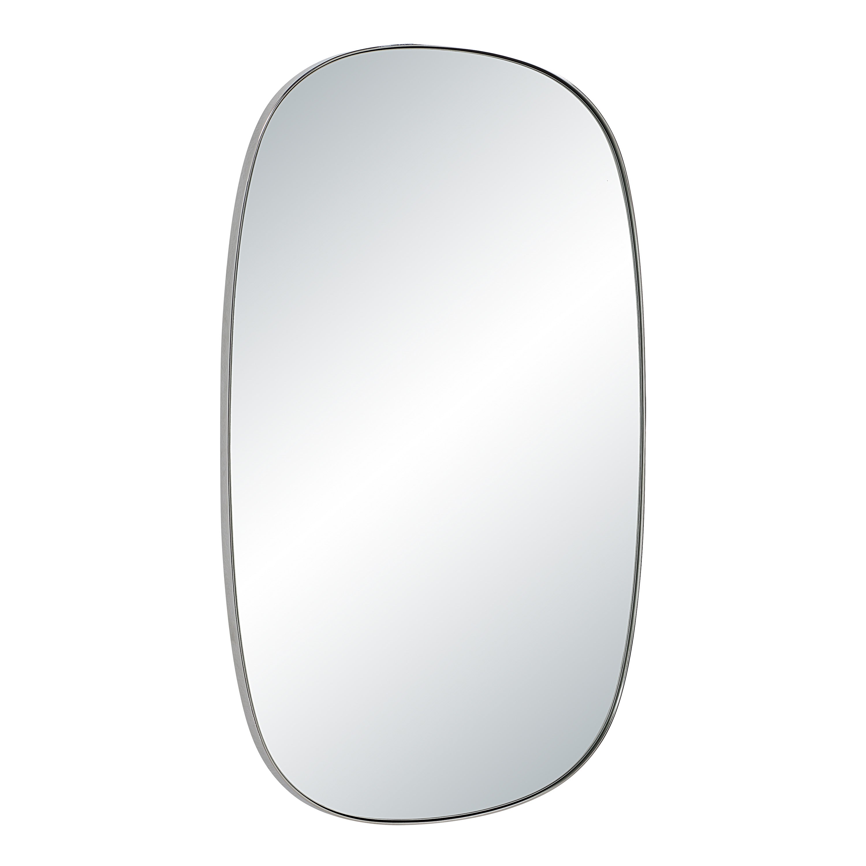 Talco 36" H x 24" W Wall Mirror, Silver-Mirror-DECOROLALA