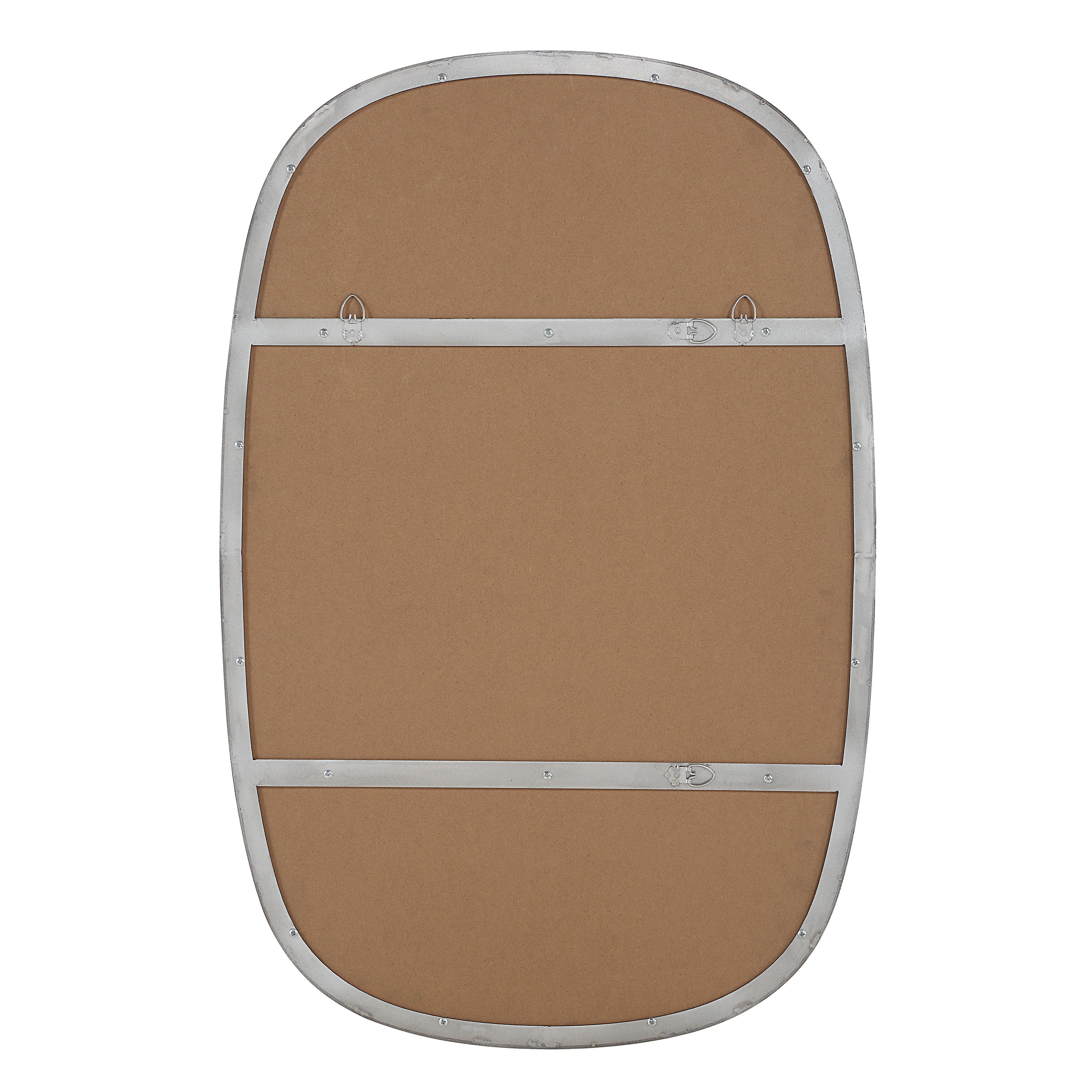 Talco 36" H x 24" W Wall Mirror, Silver-Mirror-DECOROLALA