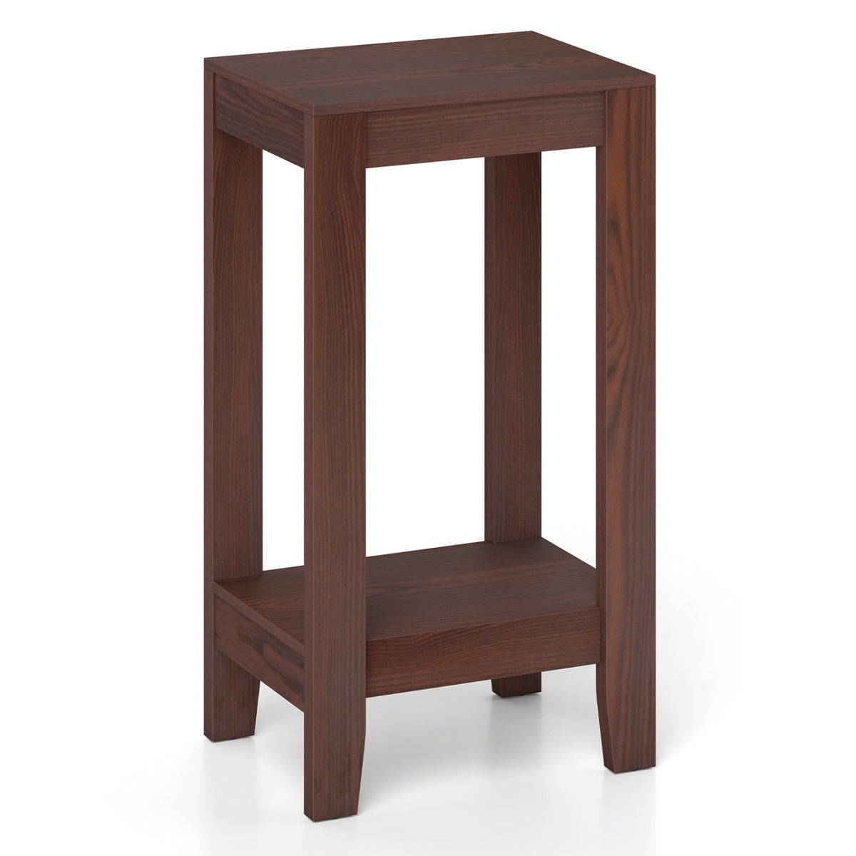 Tall Wooden Sofa End Table Side Table-End & Side Tables-DECOROLALA
