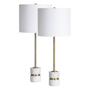 Talulla 28.75" Table Lamp Set of 2, Antique Brass-Table Lamp- Set of two-DECOROLALA