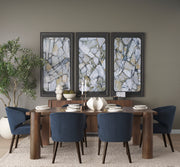 Tammar 84"L x 45.5"W Rectangular Dining Table | Modern | Med Brown Wood | Seats 8-Dining Tables-DECOROLALA