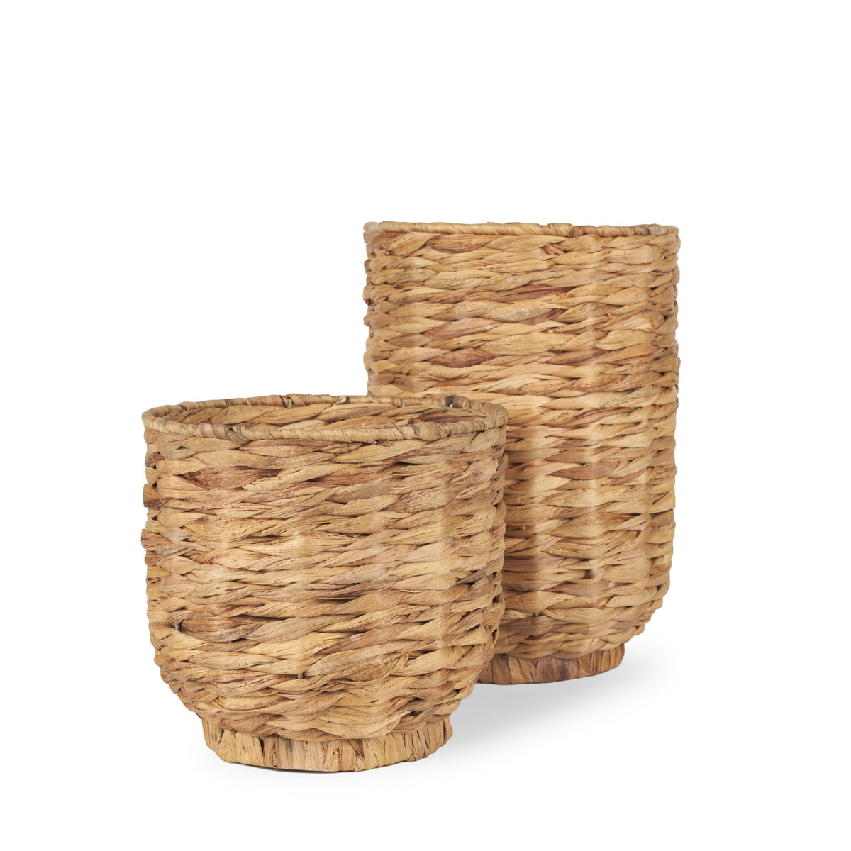 Tamuz (Set of 2) Grass Baskets-Decorative Baskets-DECOROLALA