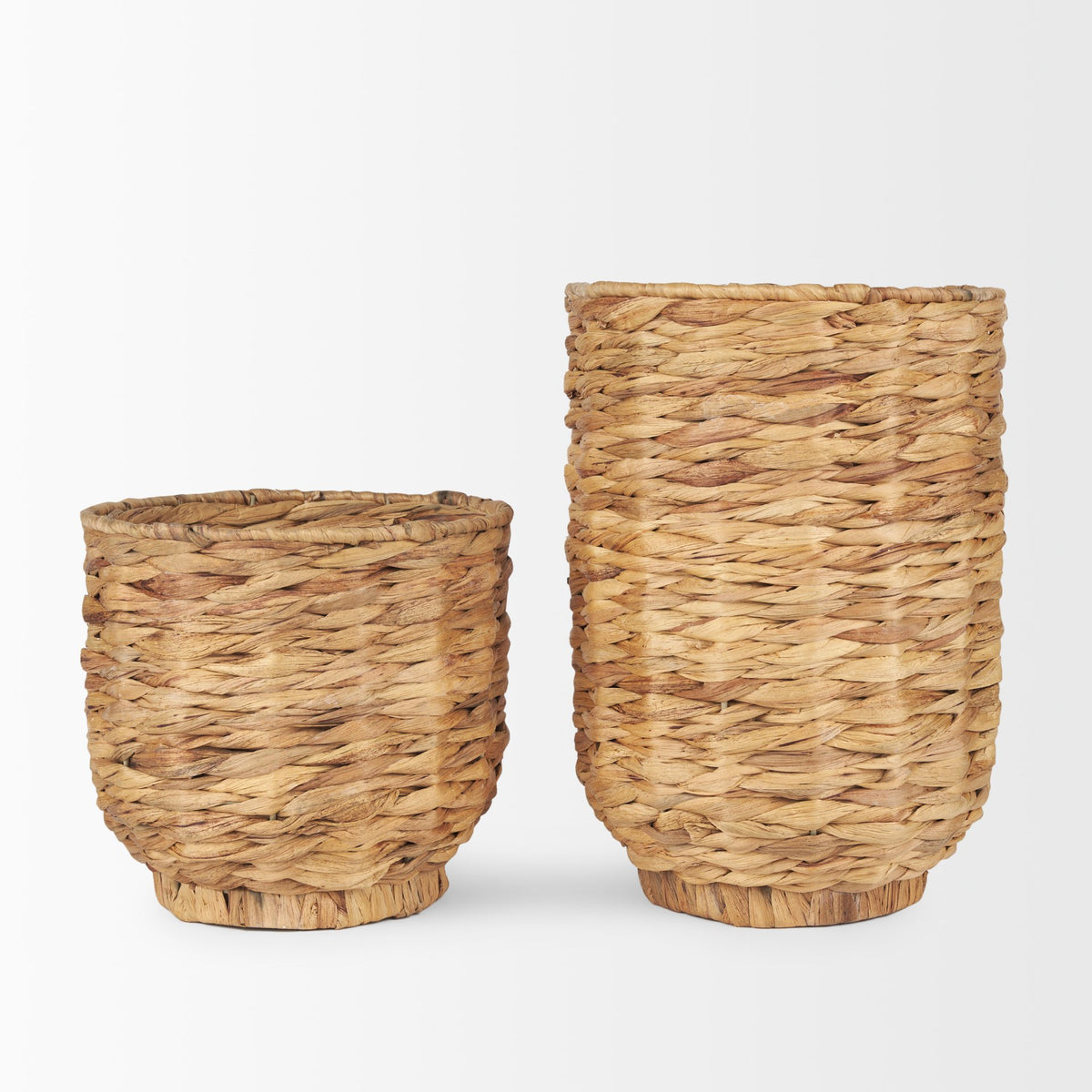 Tamuz (Set of 2) Grass Baskets-Decorative Baskets-DECOROLALA