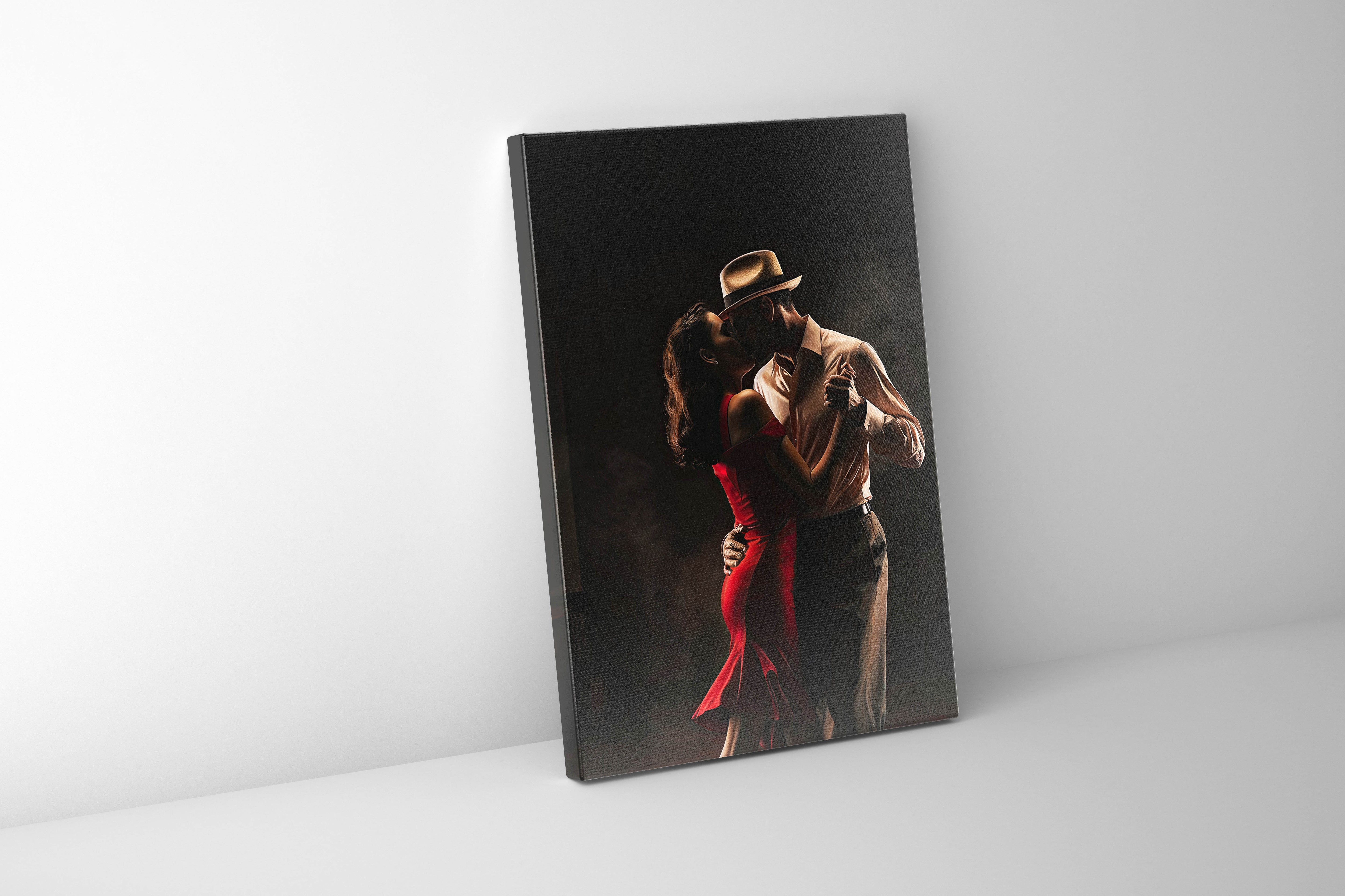Tango Dance Canvas Print 48x36 Modern Wall Art-Wall Art-DECOROLALA