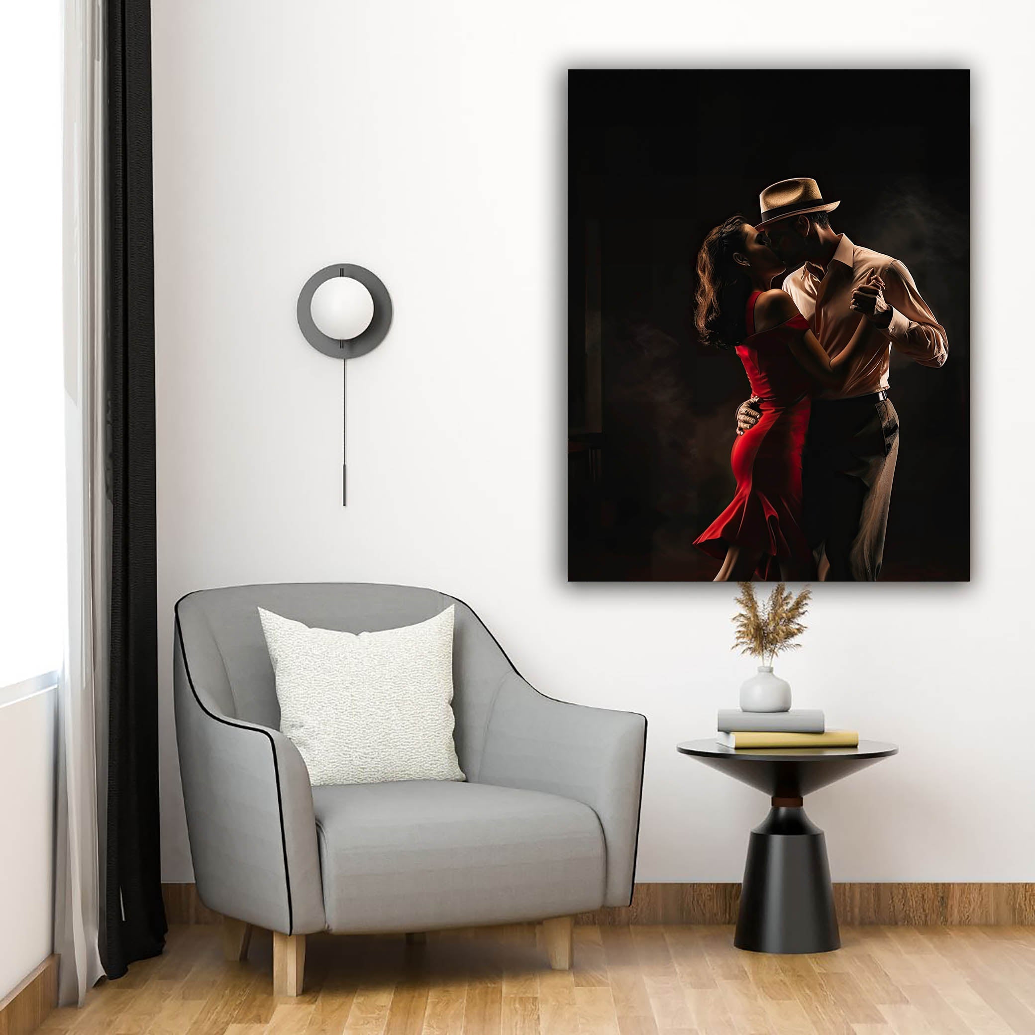Tango Dance Canvas Print 48x36 Modern Wall Art-Wall Art-DECOROLALA