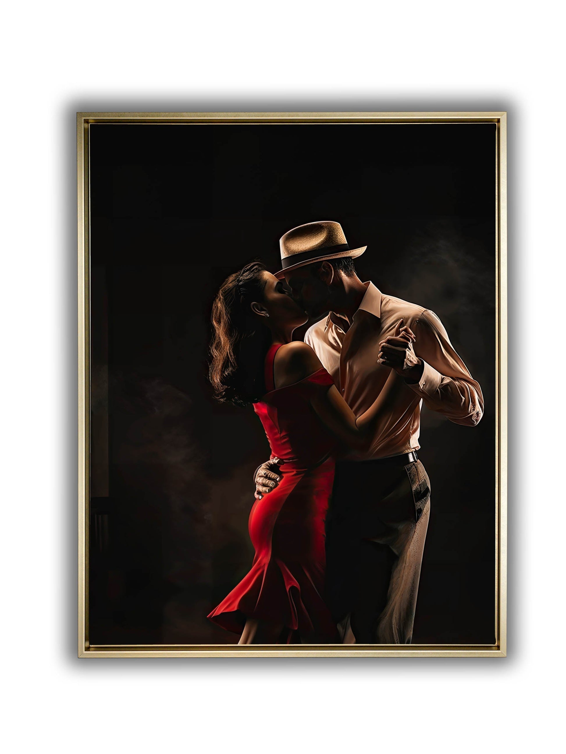 Tango Dance Canvas Print 48x36 Modern Wall Art-Wall Art-DECOROLALA