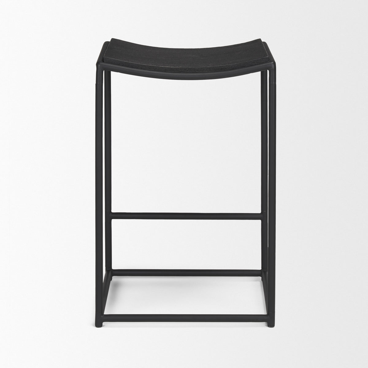 Taniel Light Brown Wood w/ Metal Counter Stool-Bar Stools-DECOROLALA