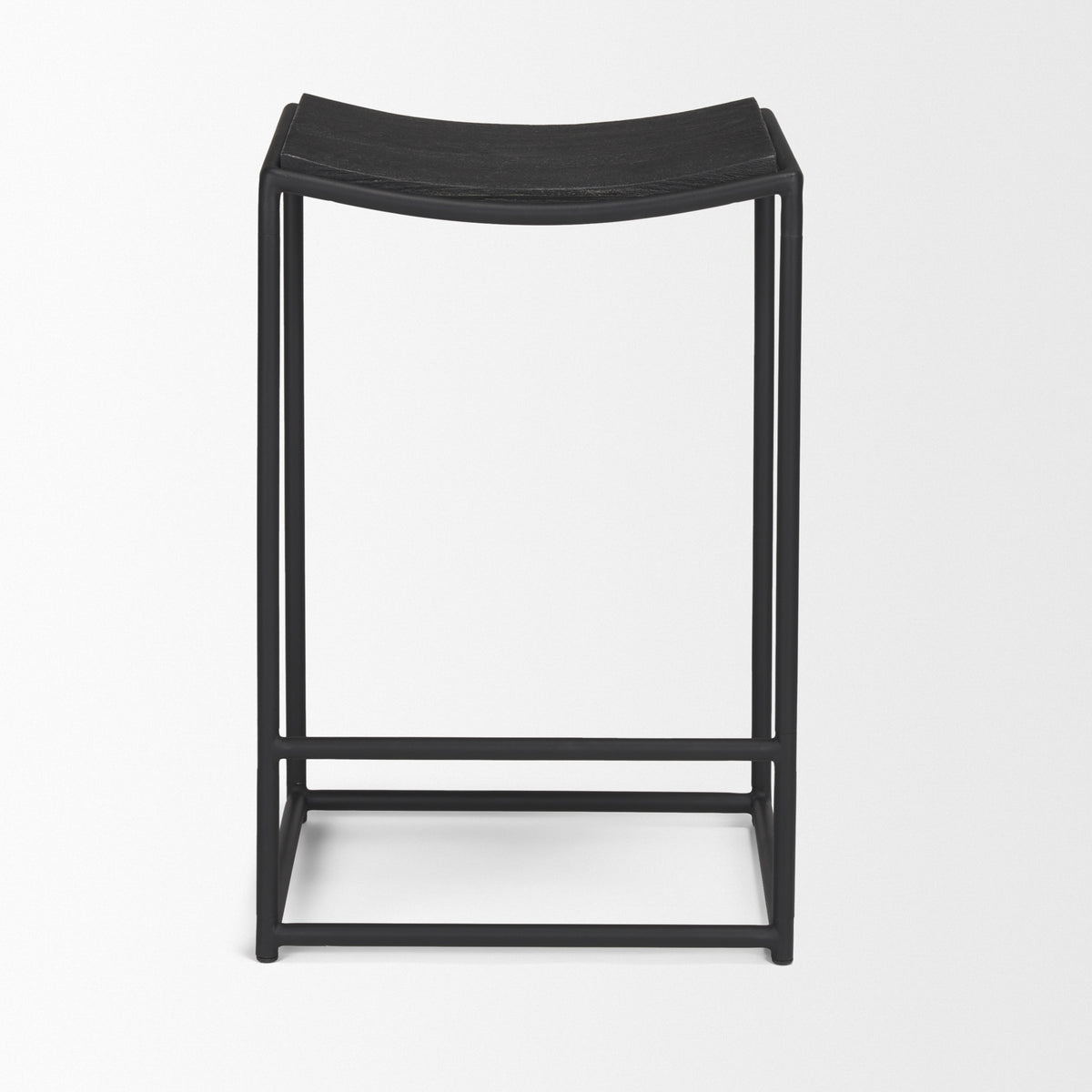 Taniel Light Brown Wood w/ Metal Counter Stool-Bar Stools-DECOROLALA