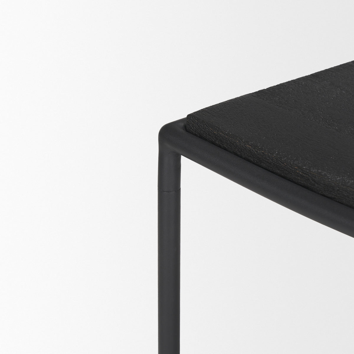 Taniel Wood and Metal Stool-Stools & Ottomans-DECOROLALA