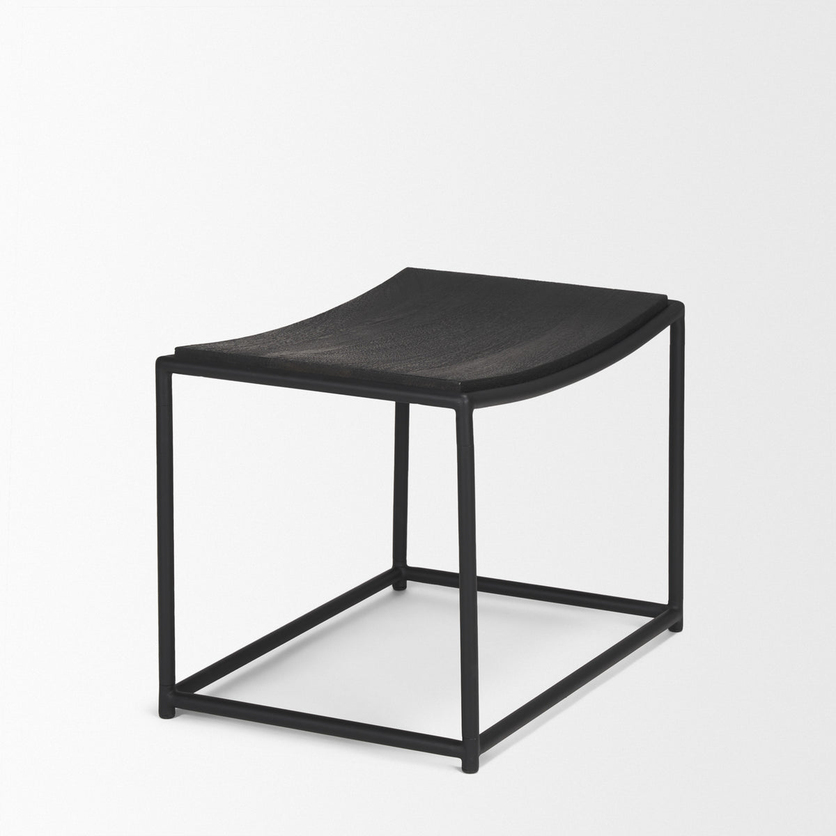 Taniel Wood w/ Metal Stool-Stools & Ottomans-DECOROLALA