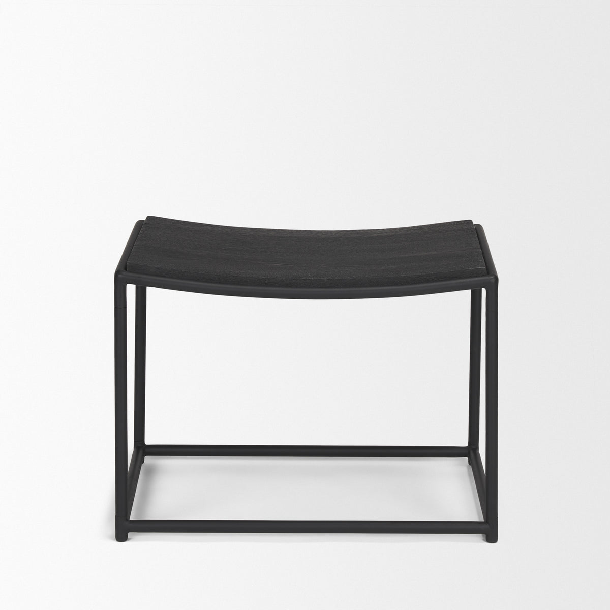 Taniel Wood w/ Metal Stool-Stools & Ottomans-DECOROLALA