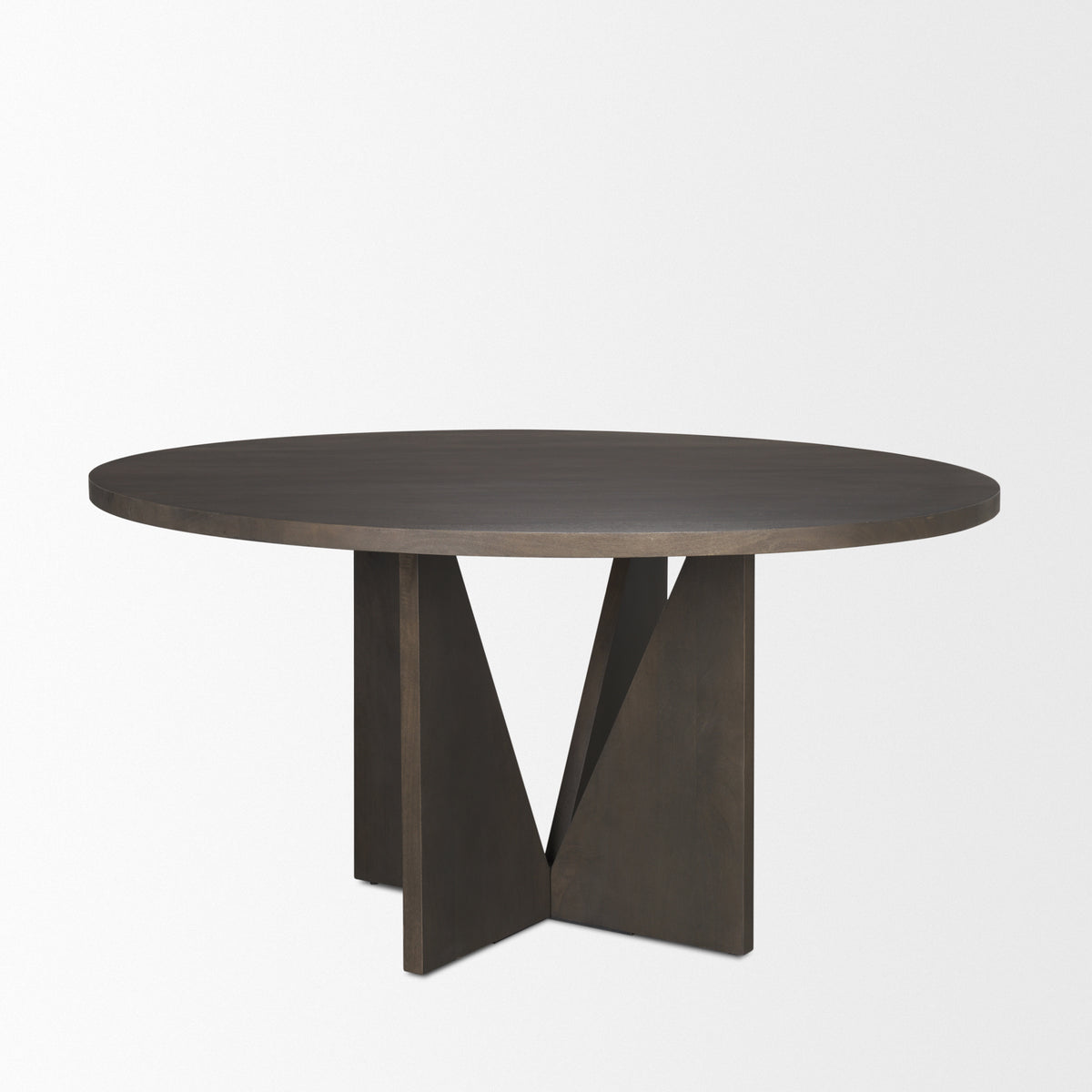 Tarro 60" Round Dining Table | Espresso Wood | Seats 6-Dining Tables-DECOROLALA