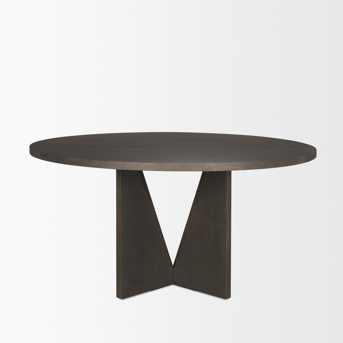 Tarro 60" Round Dining Table | Espresso Wood | Seats 6-Dining Tables-DECOROLALA