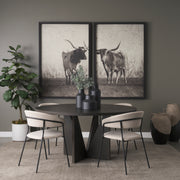 Tarro 60" Round Dining Table | Espresso Wood | Seats 6-Dining Tables-DECOROLALA